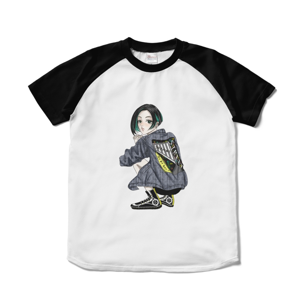 パンク女子 ラグランTシャツ