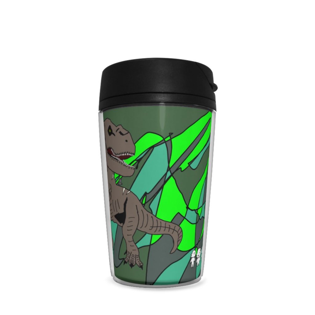 ティラノvsトリケラ&チュンチュン タンブラー