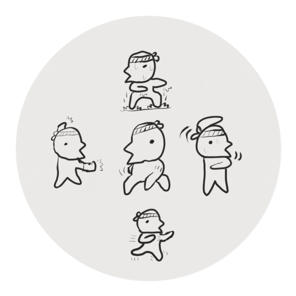 ソーラン節 1番 マスキングテープ