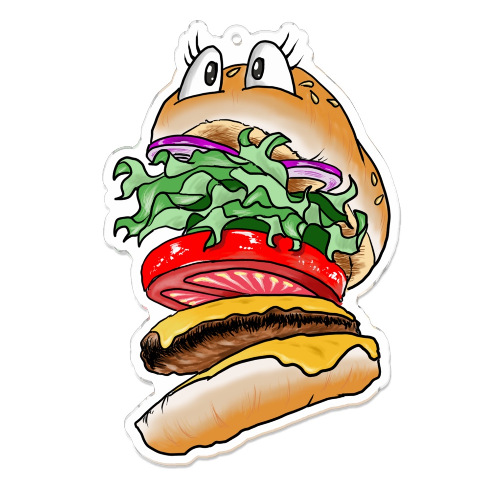 ハンバーガーのアクキー