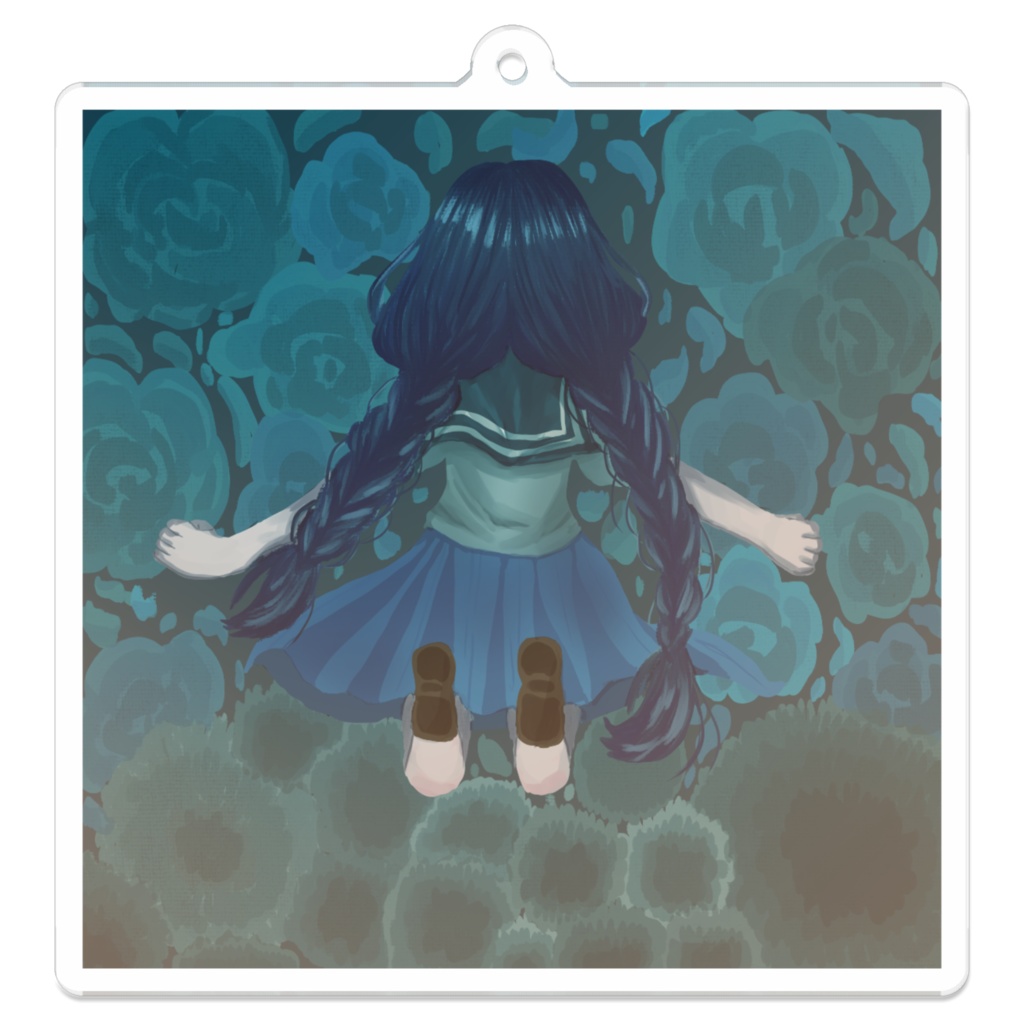 淡い女の子のアクキー