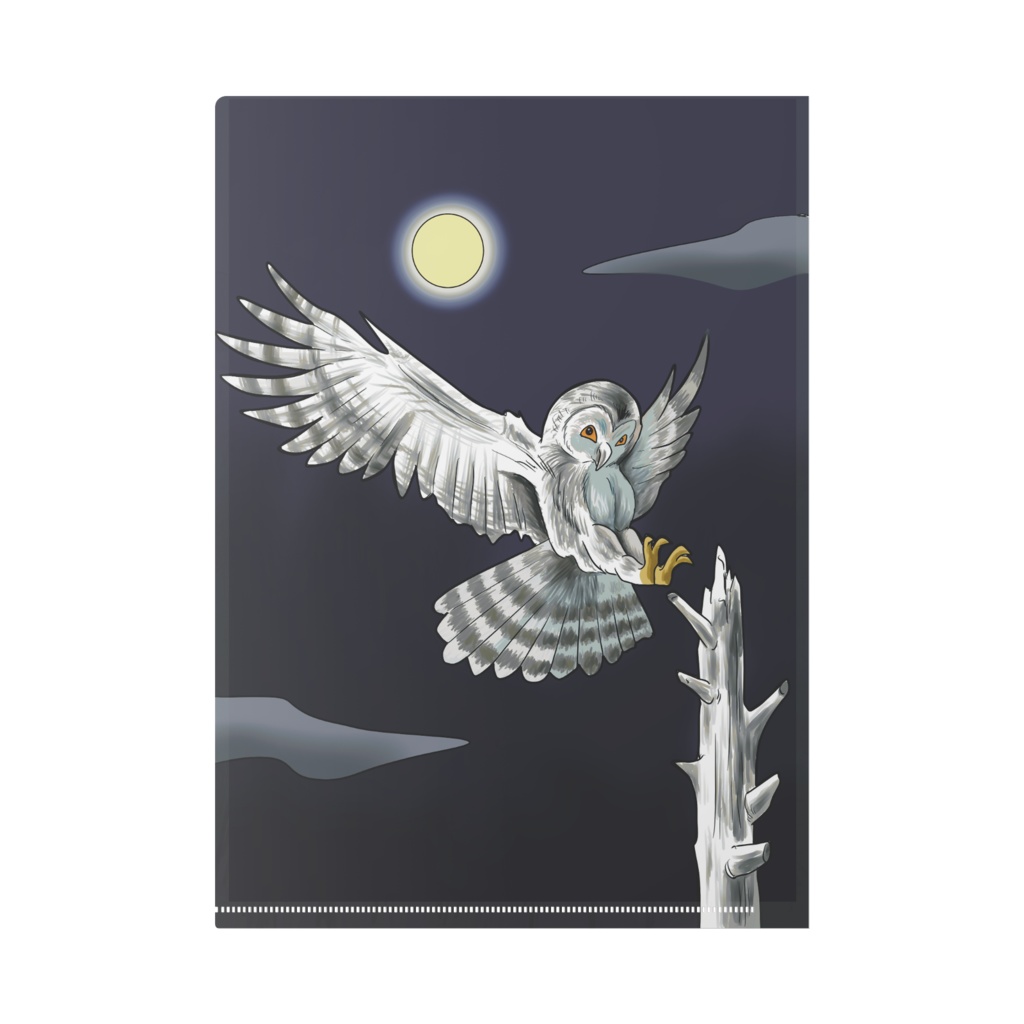 ミミズク&フクロウクリアファイル