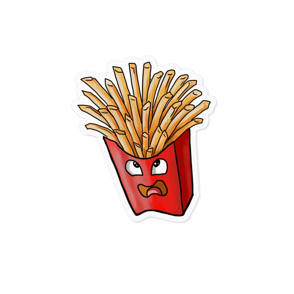 フライドポテトステッカー
