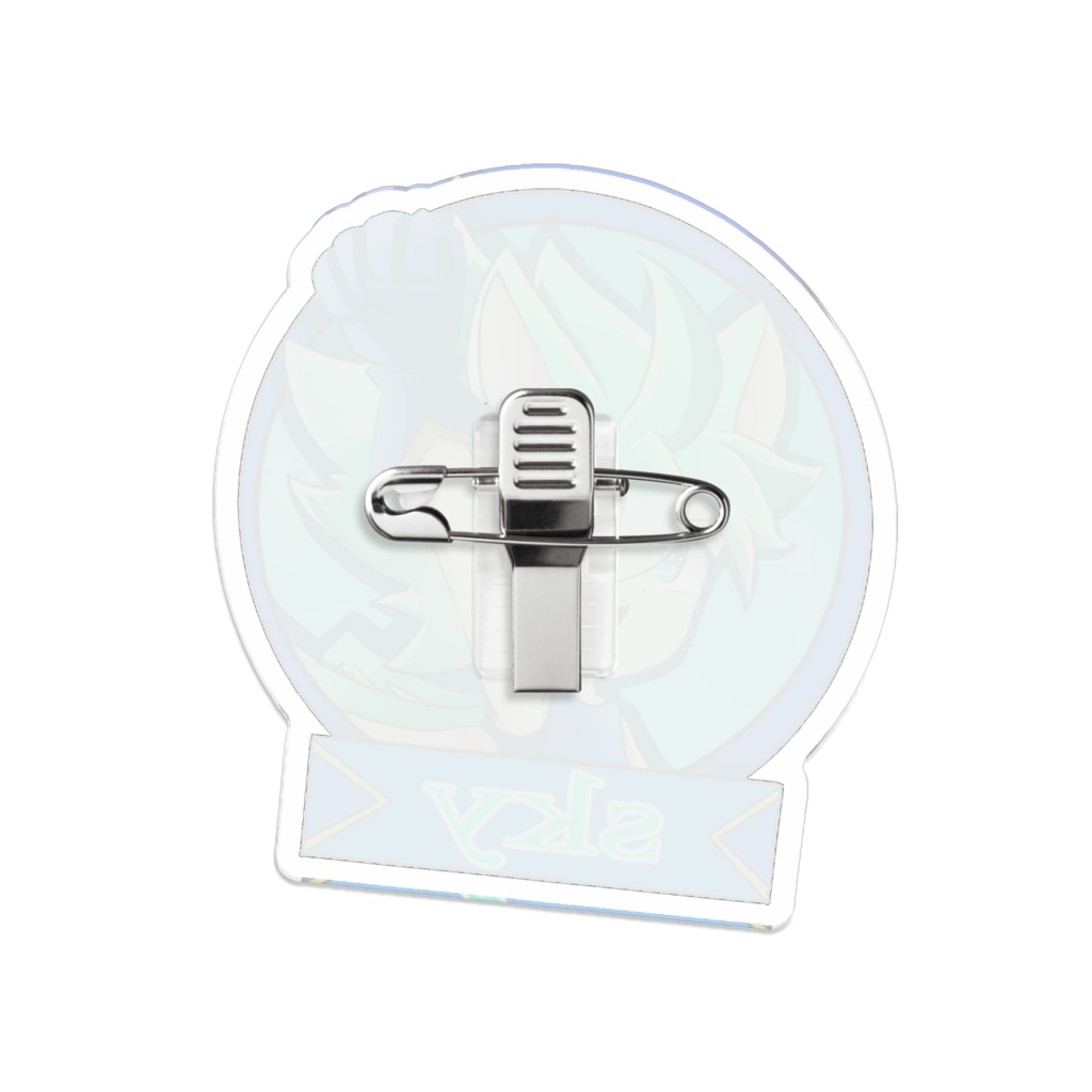 スカイのアクリルバッジ