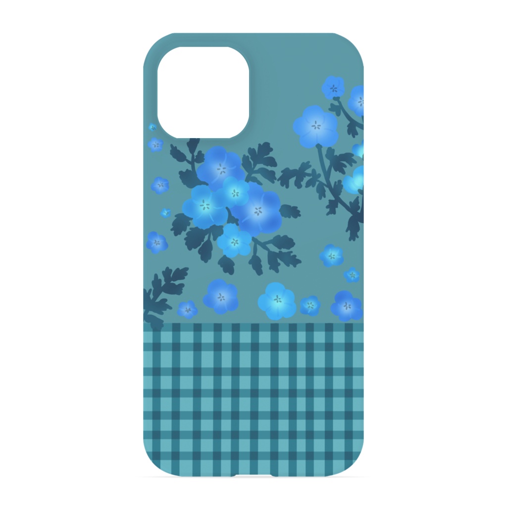 ネモフィラのiPhoneケース