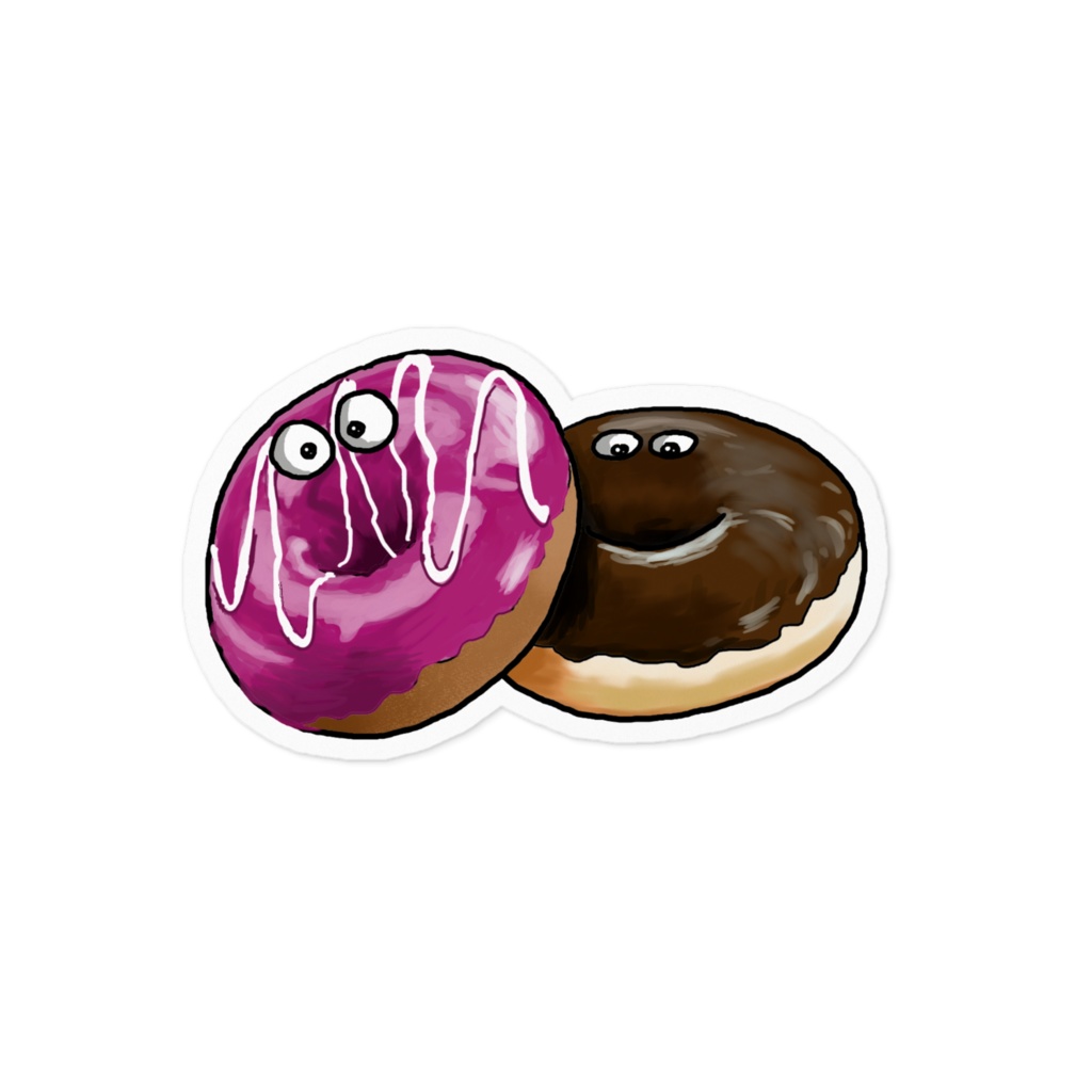 ドーナツステッカー