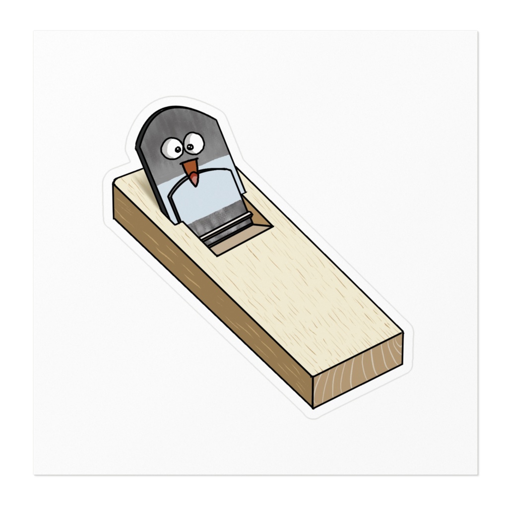 かんなステッカー