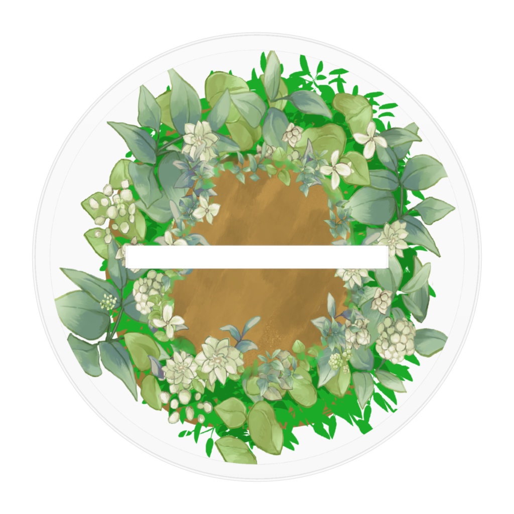 ひまわりに囲まれて