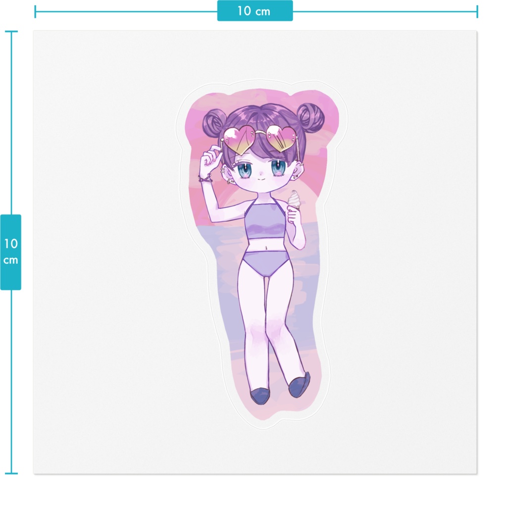 ゆめきゃわサマーシール