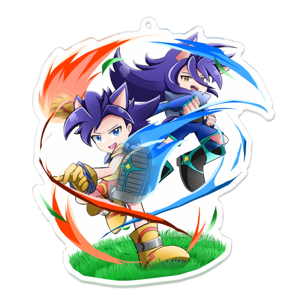 ディア&スティア アクリルキーホルダー
