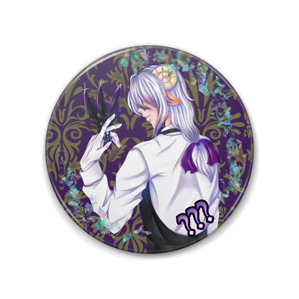 新キャラ「???」缶バッジ