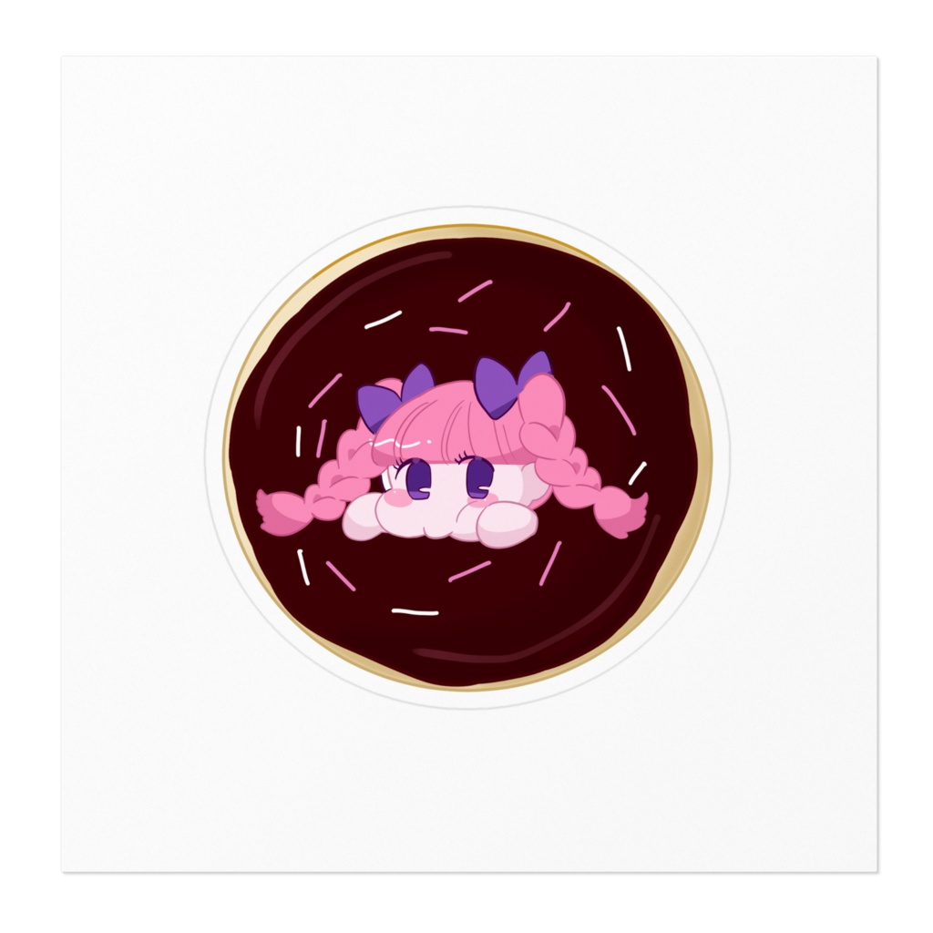 ドーナツと女の子