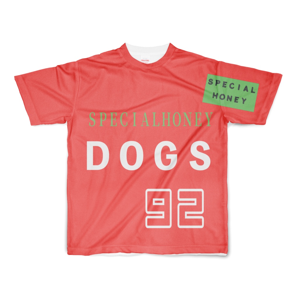 SPECIALHONEYDOGSユニフォーム風Tシャツ