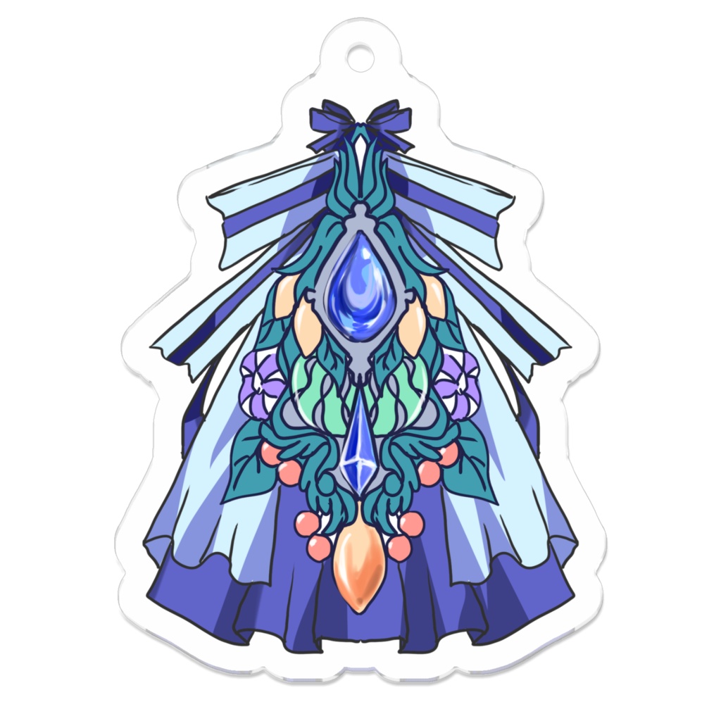 ブローチドレス・夏