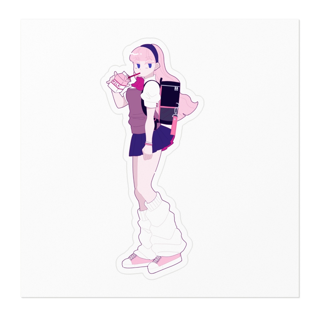 いちご牛乳と少女