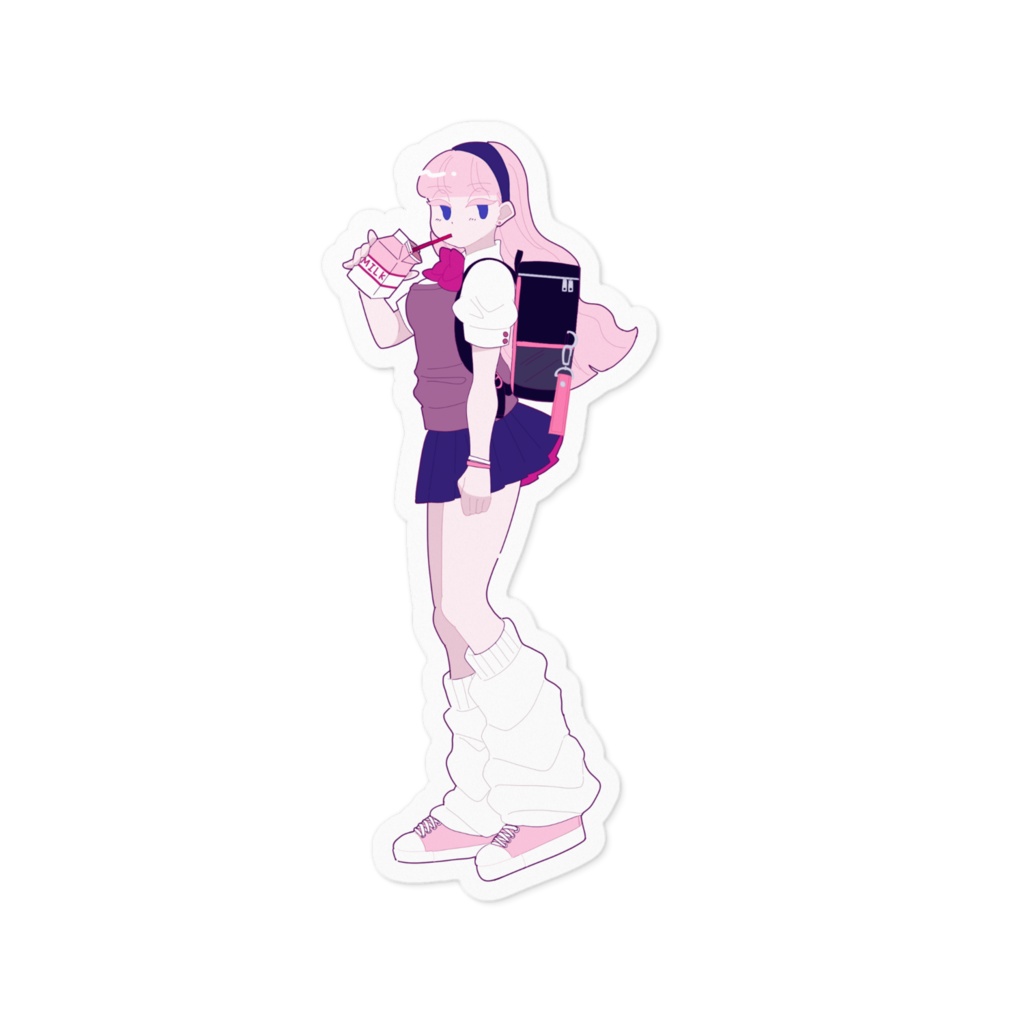 いちご牛乳と少女