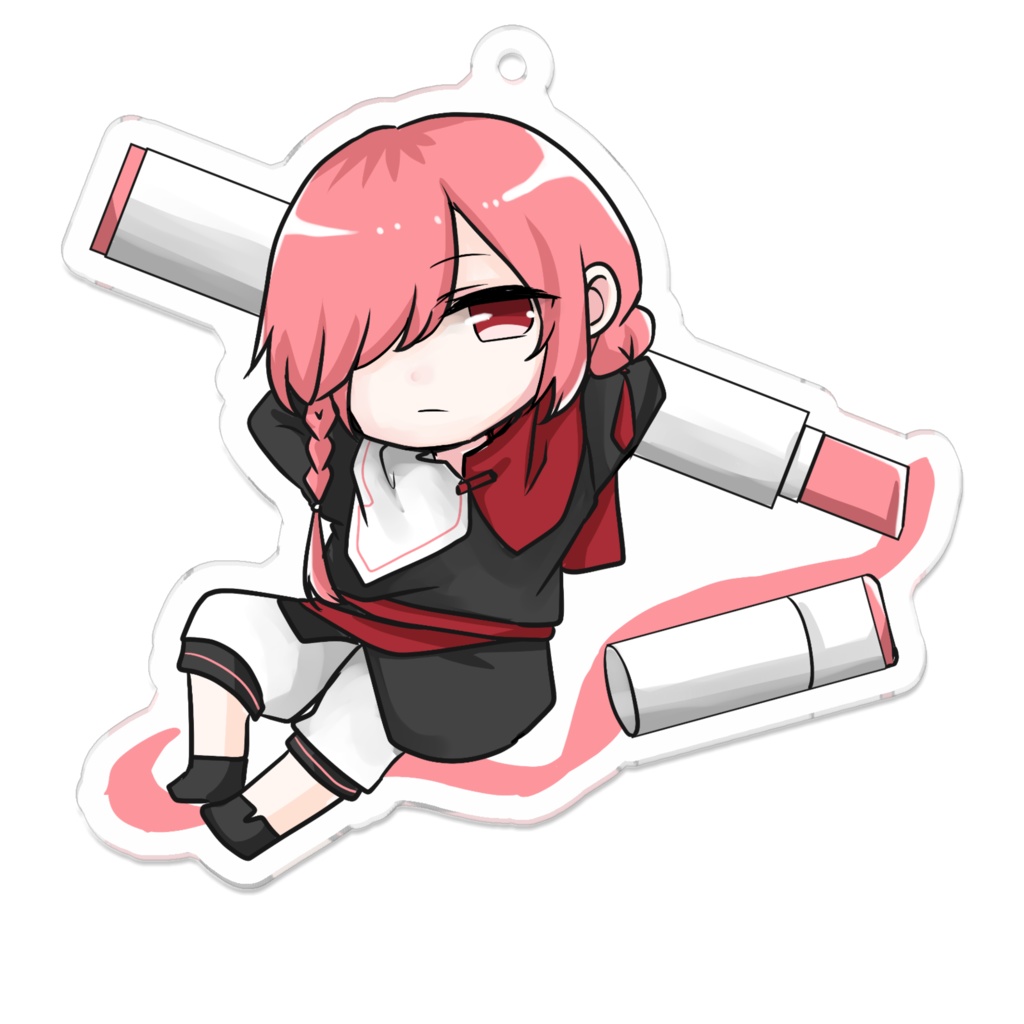 カラーマーカ―擬人化アクキー