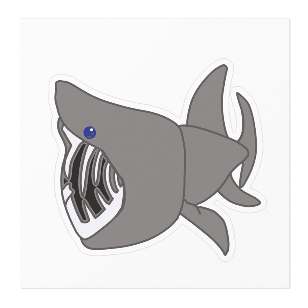 ウバザメステッカー