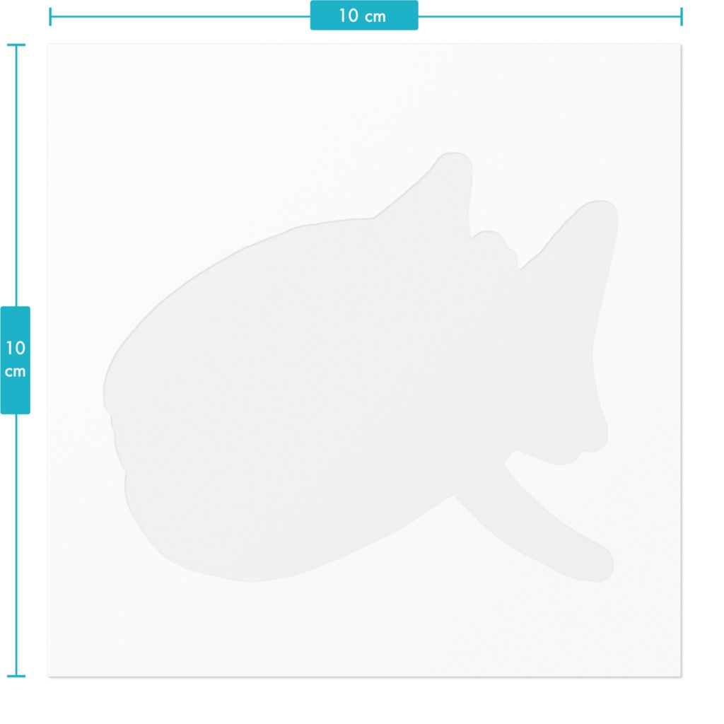 大きなお口のメガマウスステッカー