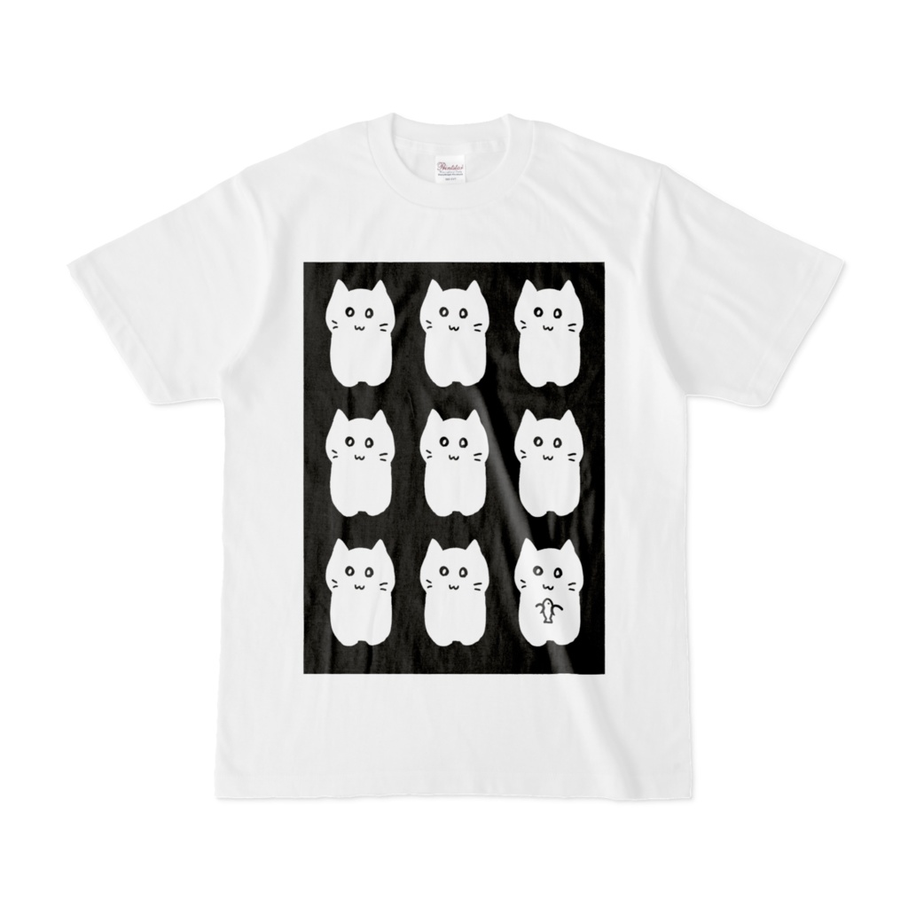 猫猫猫猫猫猫猫猫猫魚Tシャツ