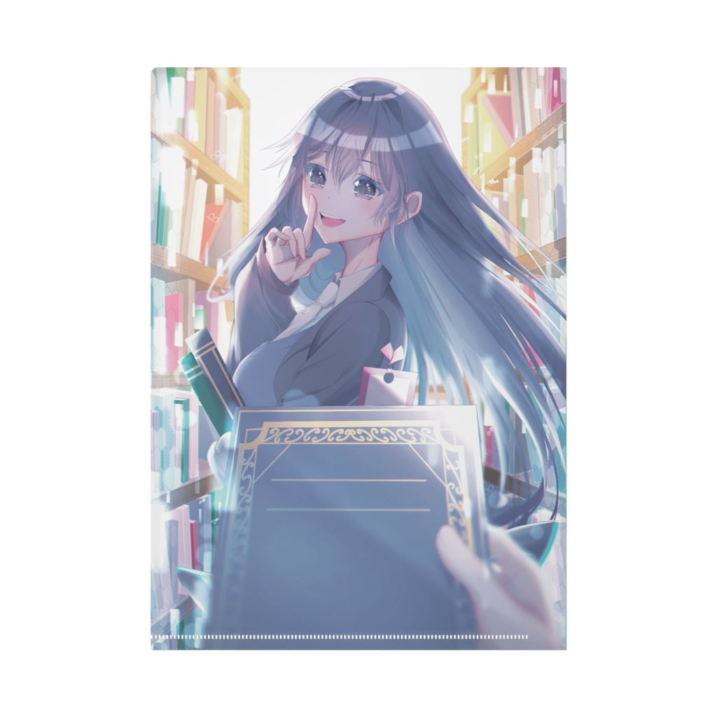 少女のクリアファイル