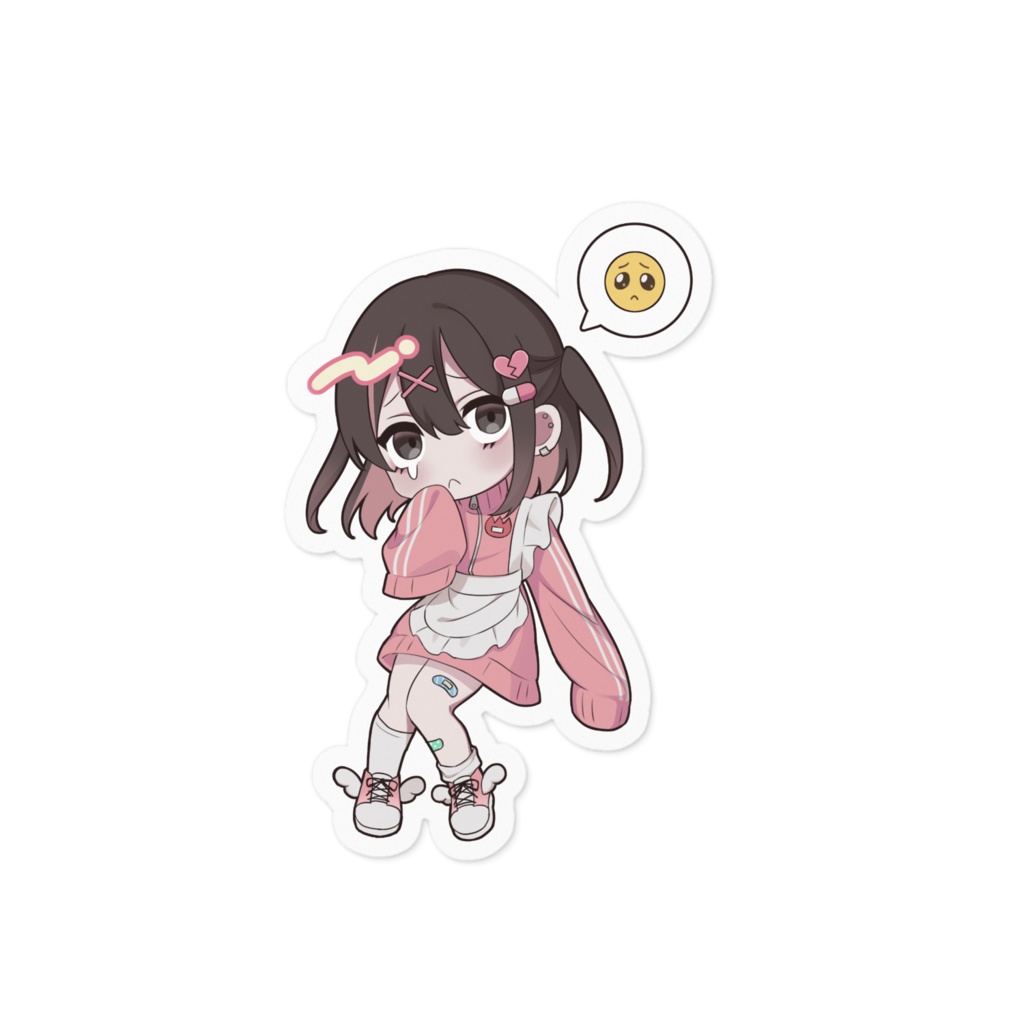 ジャージメイドちゃんステッカー