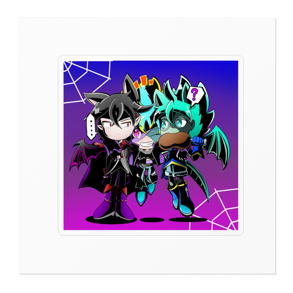 SSZ組のハロウィンステッカー