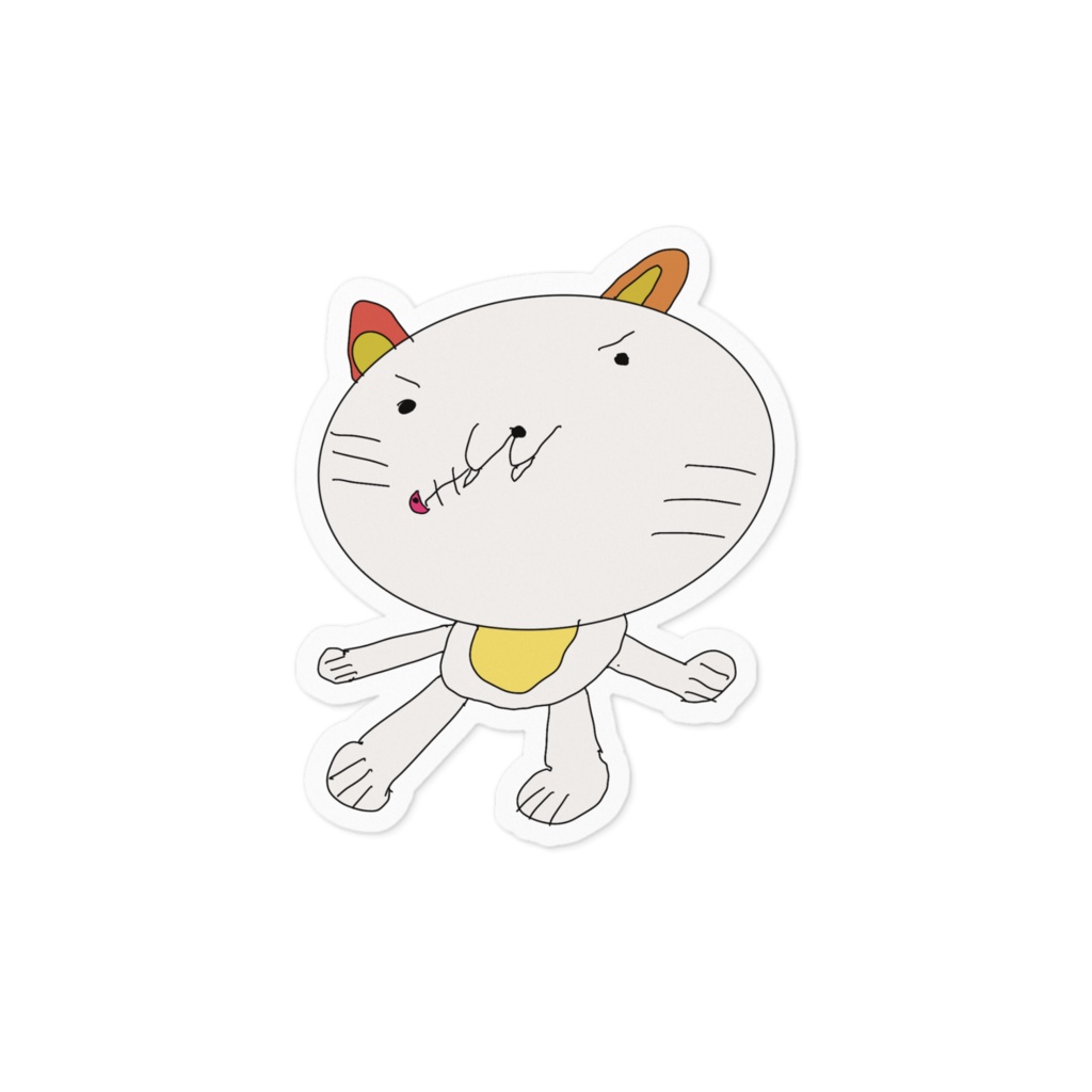 おさかなくわえたどらねこ ステッカー