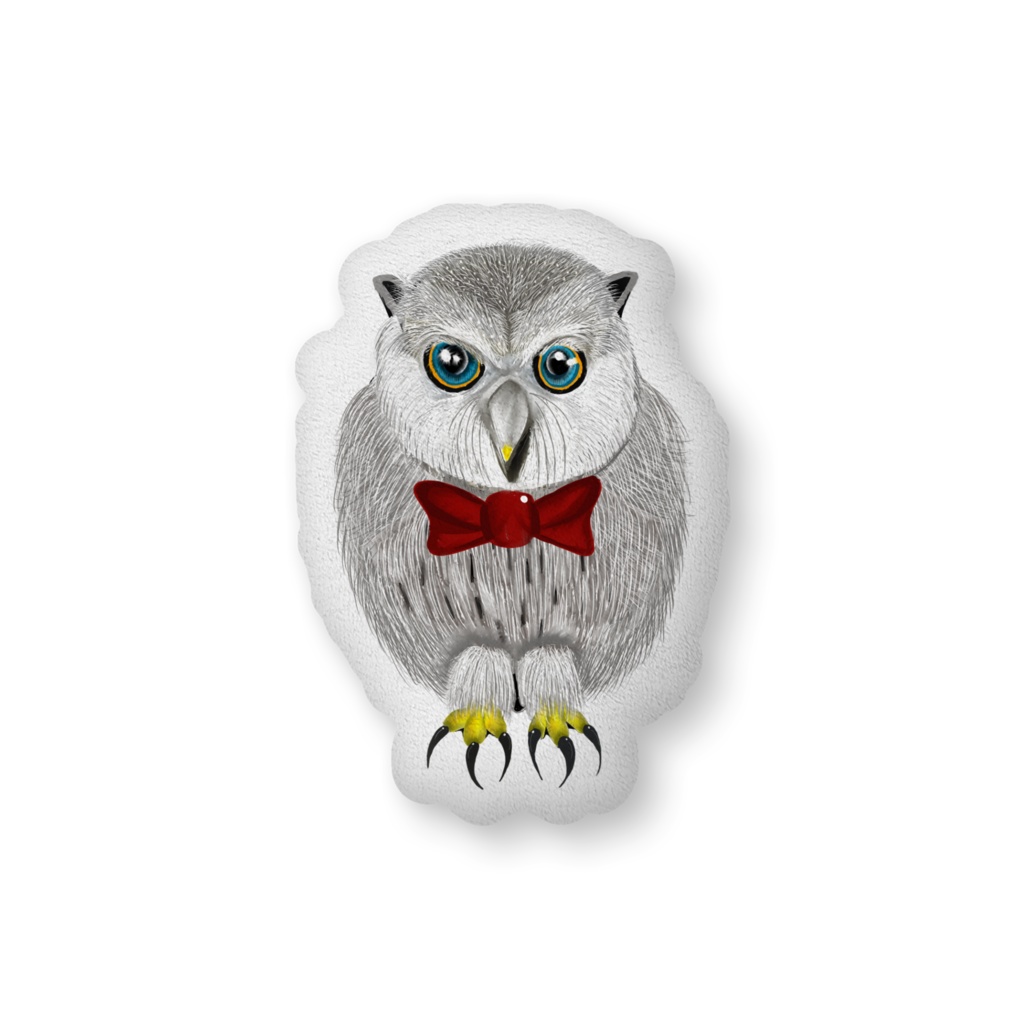 フクロウのフカフカクッション
