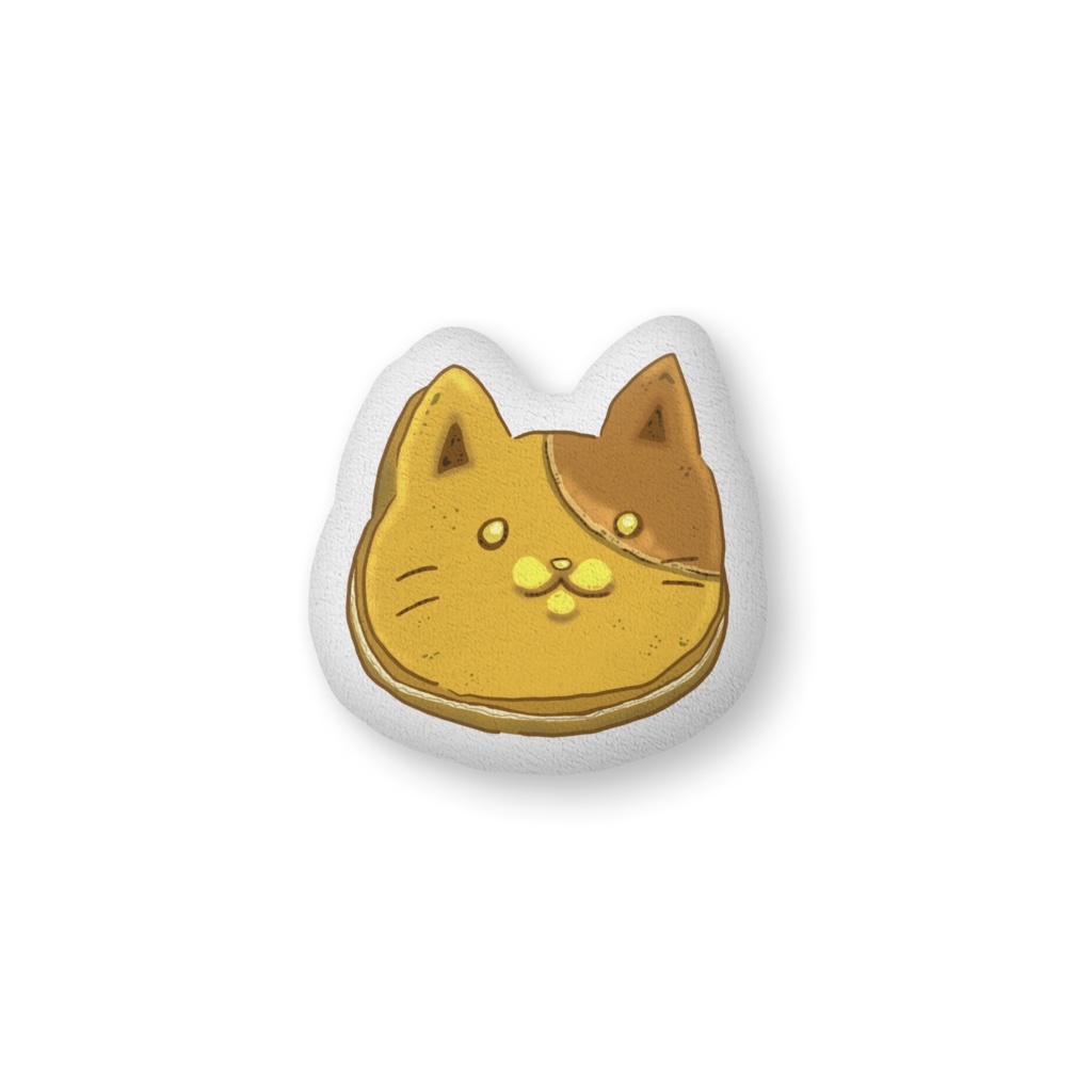 たい焼きならぬねこ焼き（ふかふかクッション）