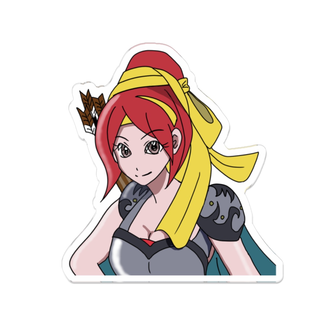 傭兵アクリルバッジ（女性）