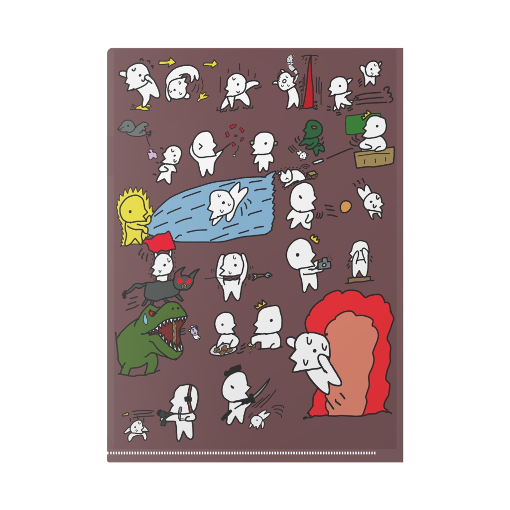 チュンチュンクリアファイル 昔の物&回避