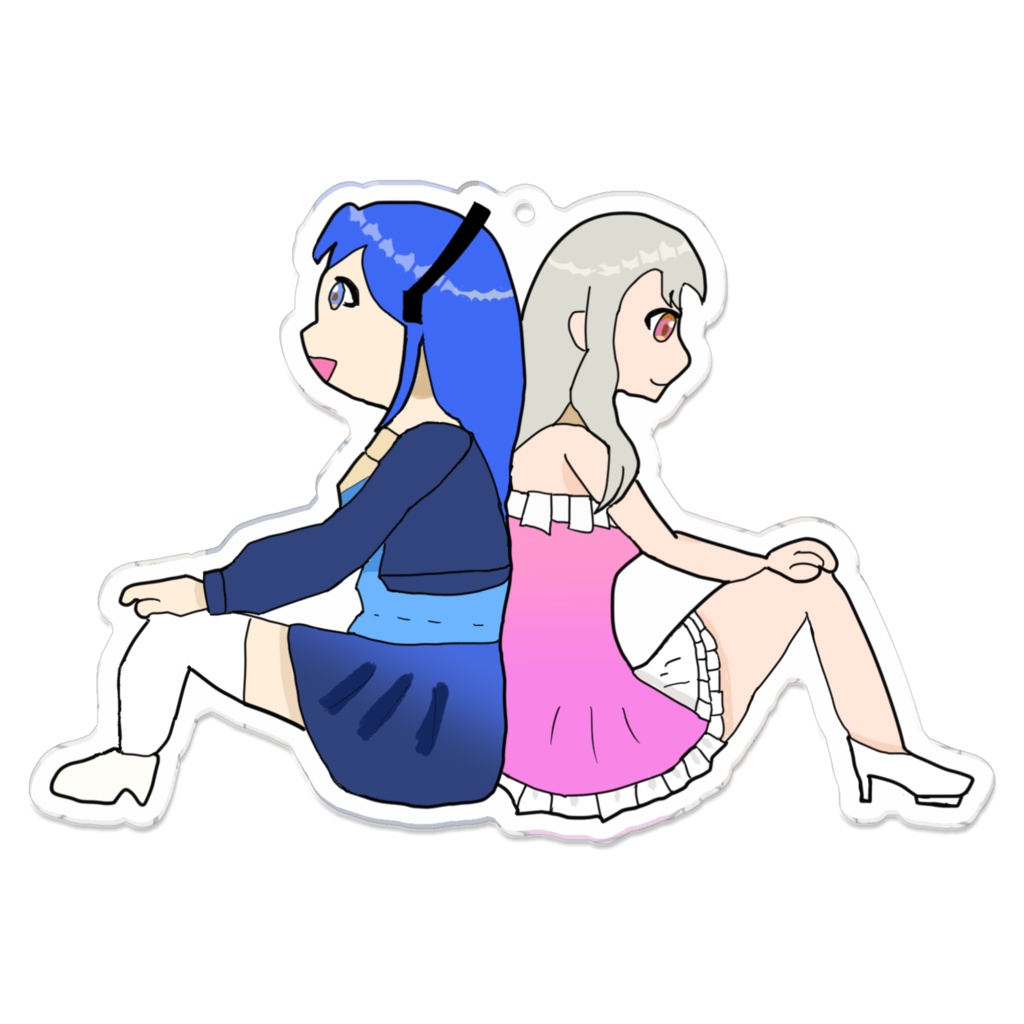 AOとLiLiAのキーホルダー