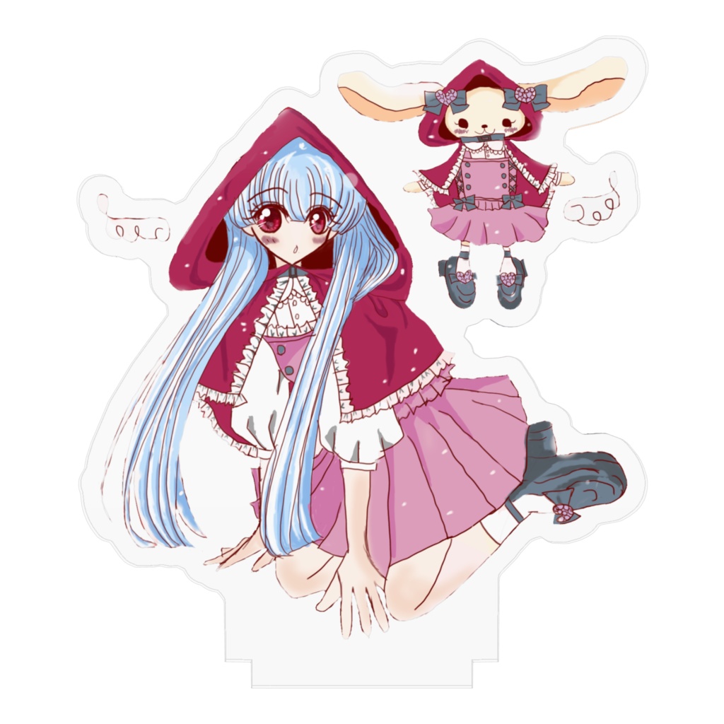 なかよしうさぎのツーショット