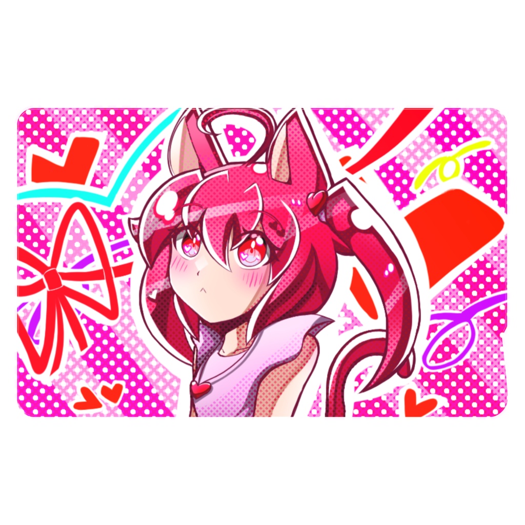 ポップなラブニャン【ICカードステッカー】