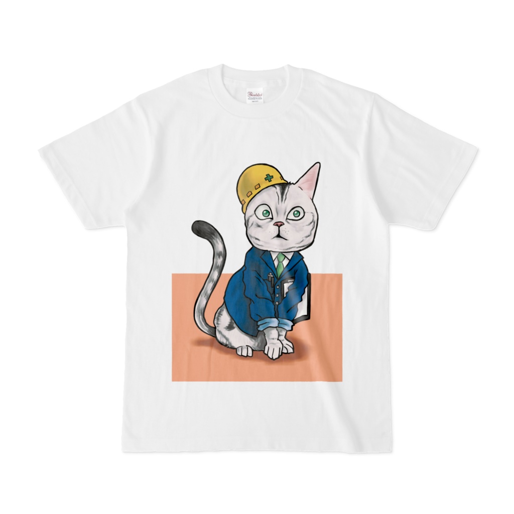 現場監督アメショTシャツ