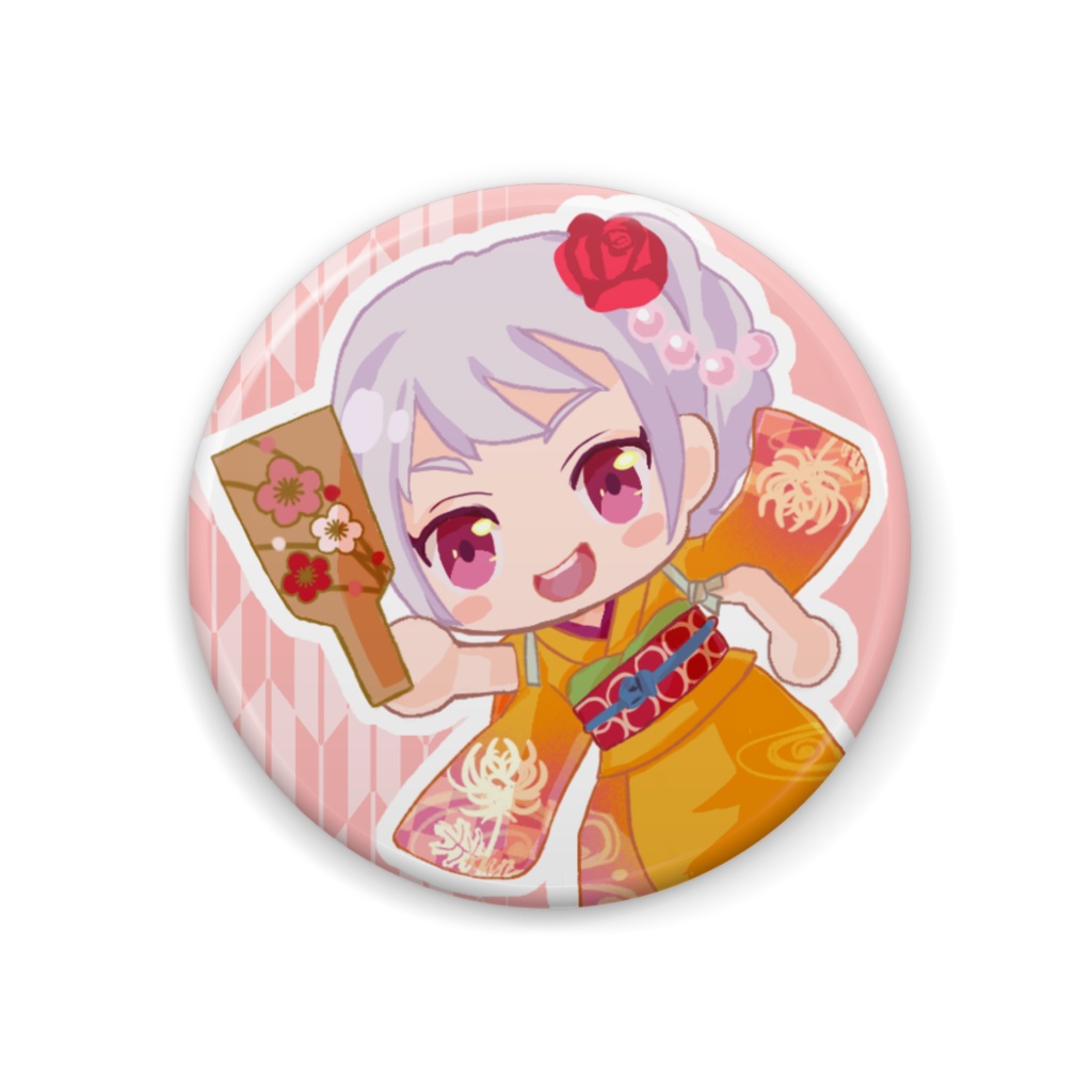 羽根つきLiLiAちゃん缶バッチ