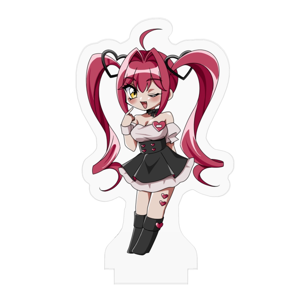 90年代風ガールアクリルフィギュア