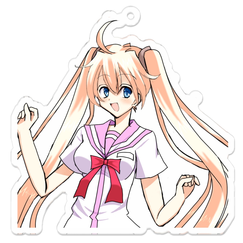 月坂れもんアクリルキーホルダー
