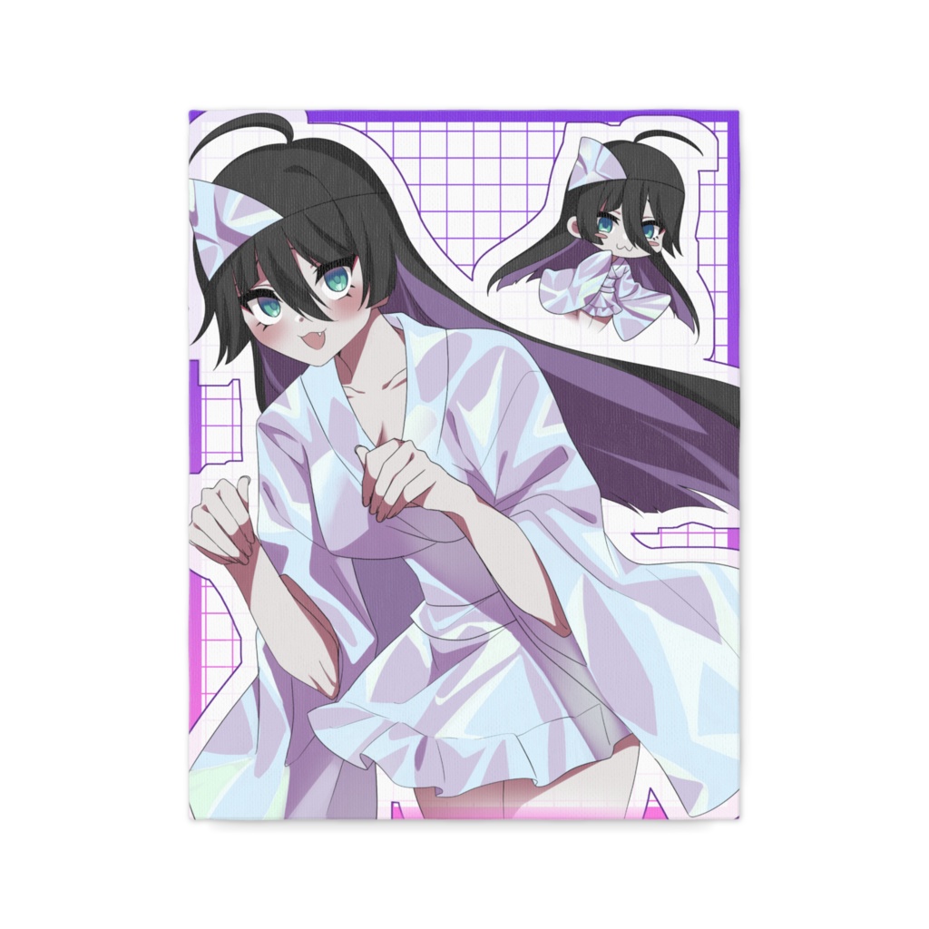 幽霊ガールキャンバスアート