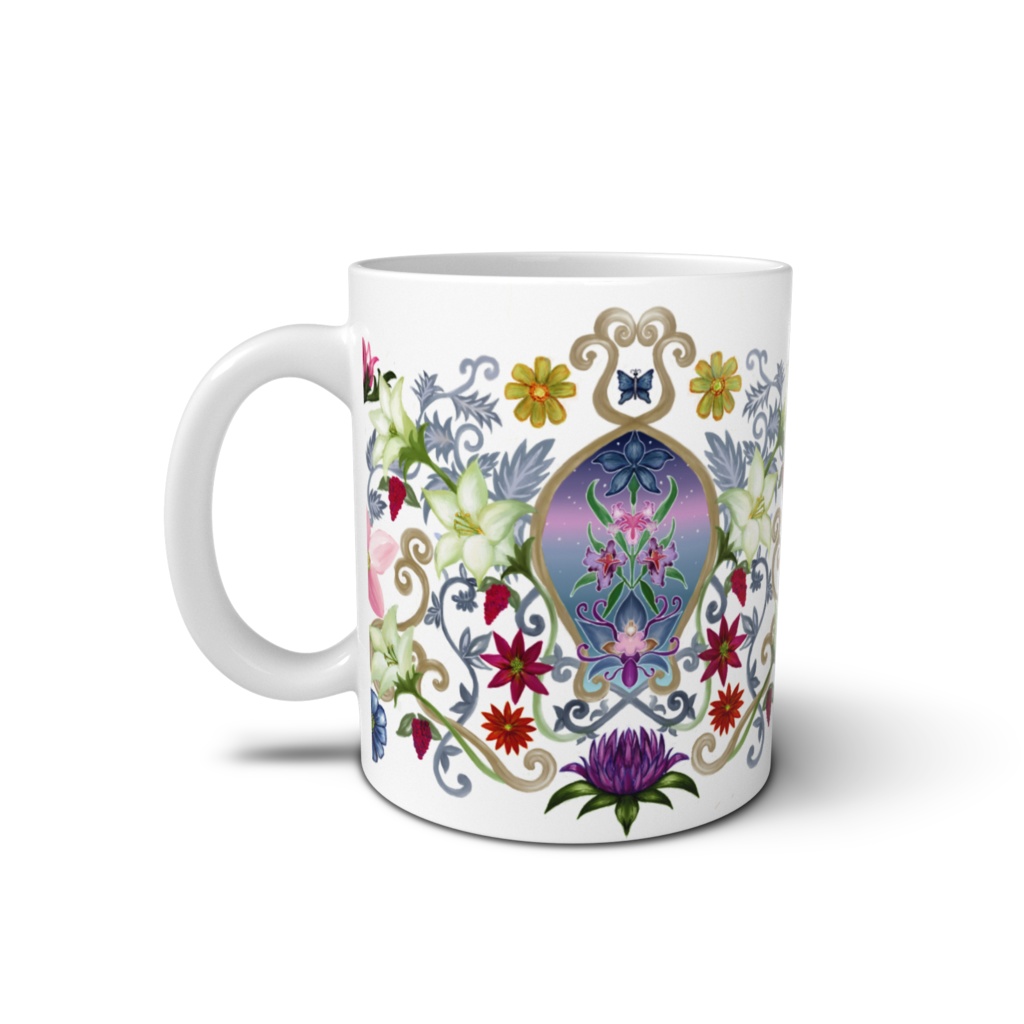 Flower sky マグカップ