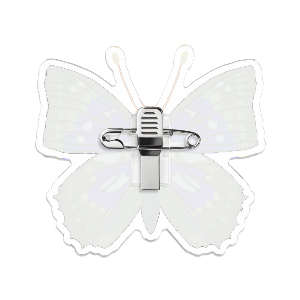 オオムラサキアクリルバッジ