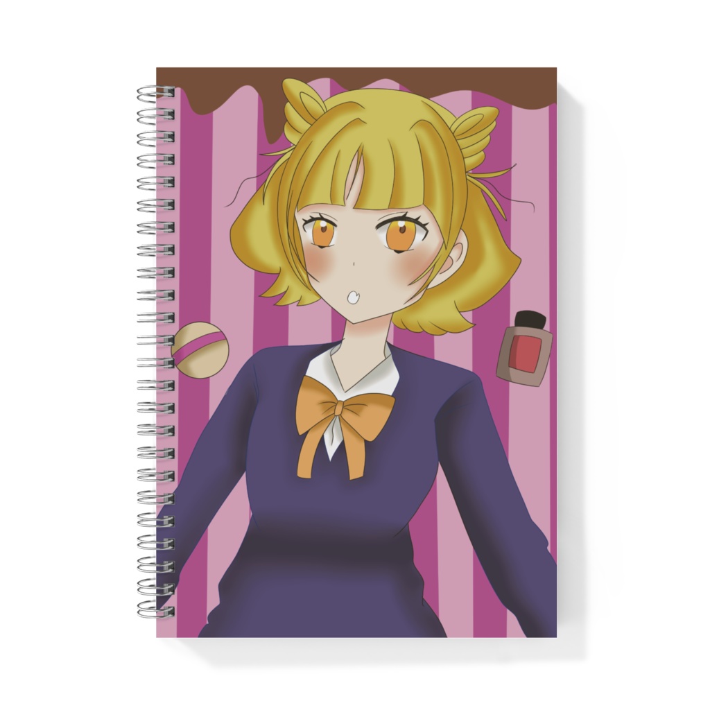 コスメと少女のリングノート