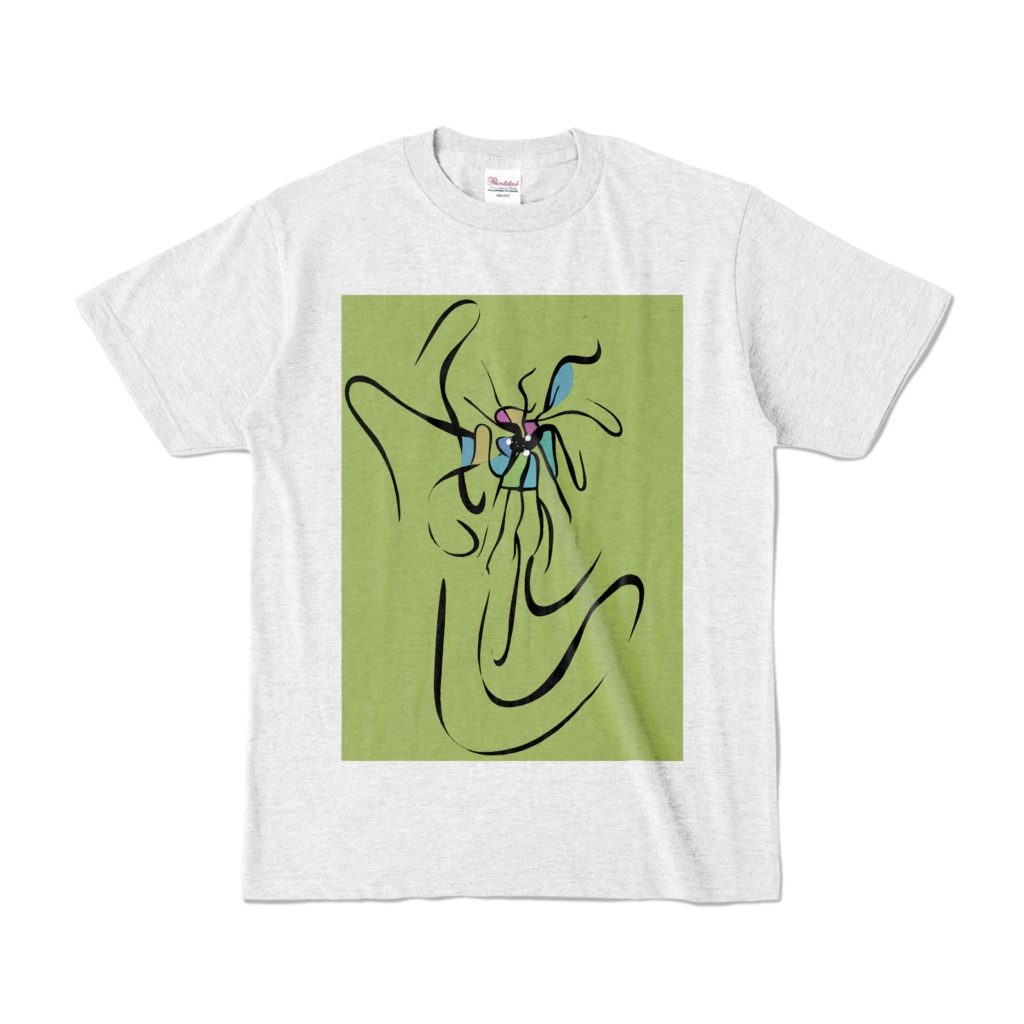 不思議な柄のTシャツ