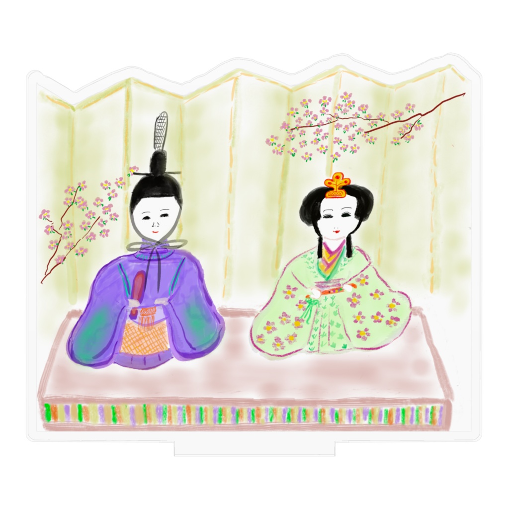 アクリルお雛様