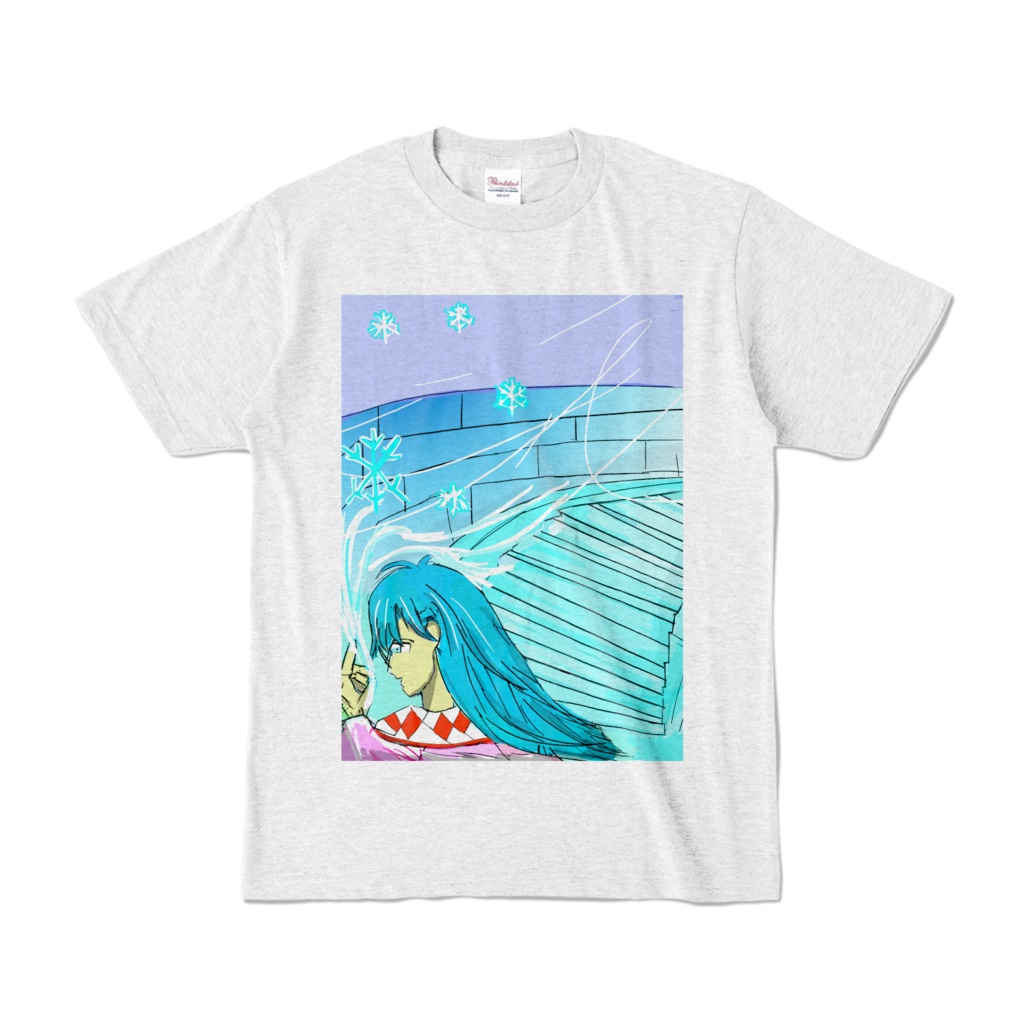 雪の少女Tシャツ