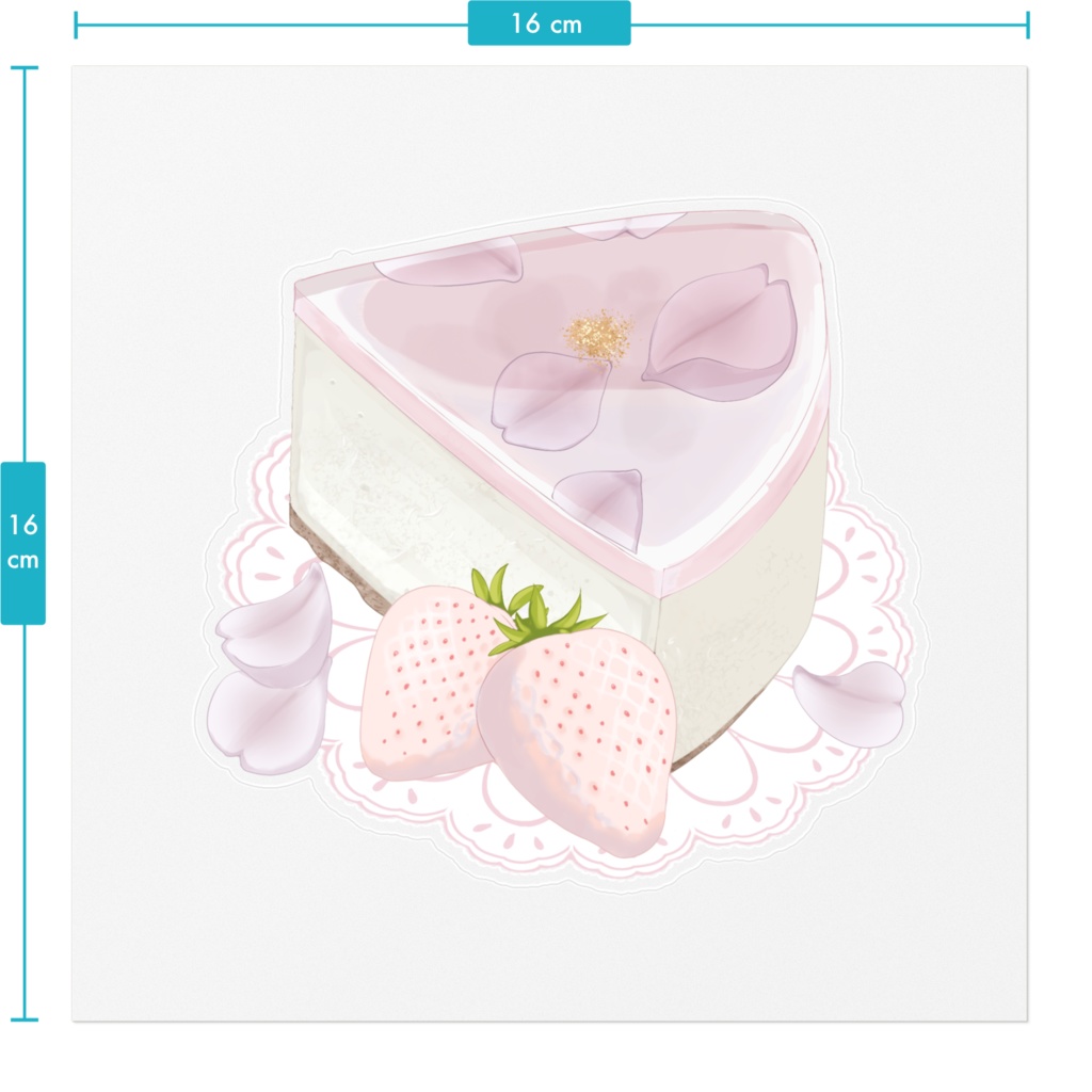 春のゼリーケーキ