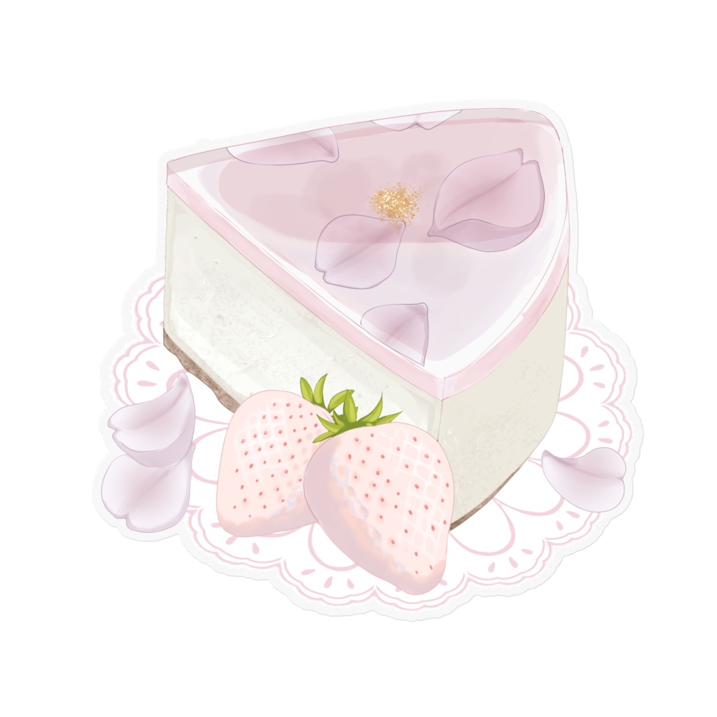 春のゼリーケーキ