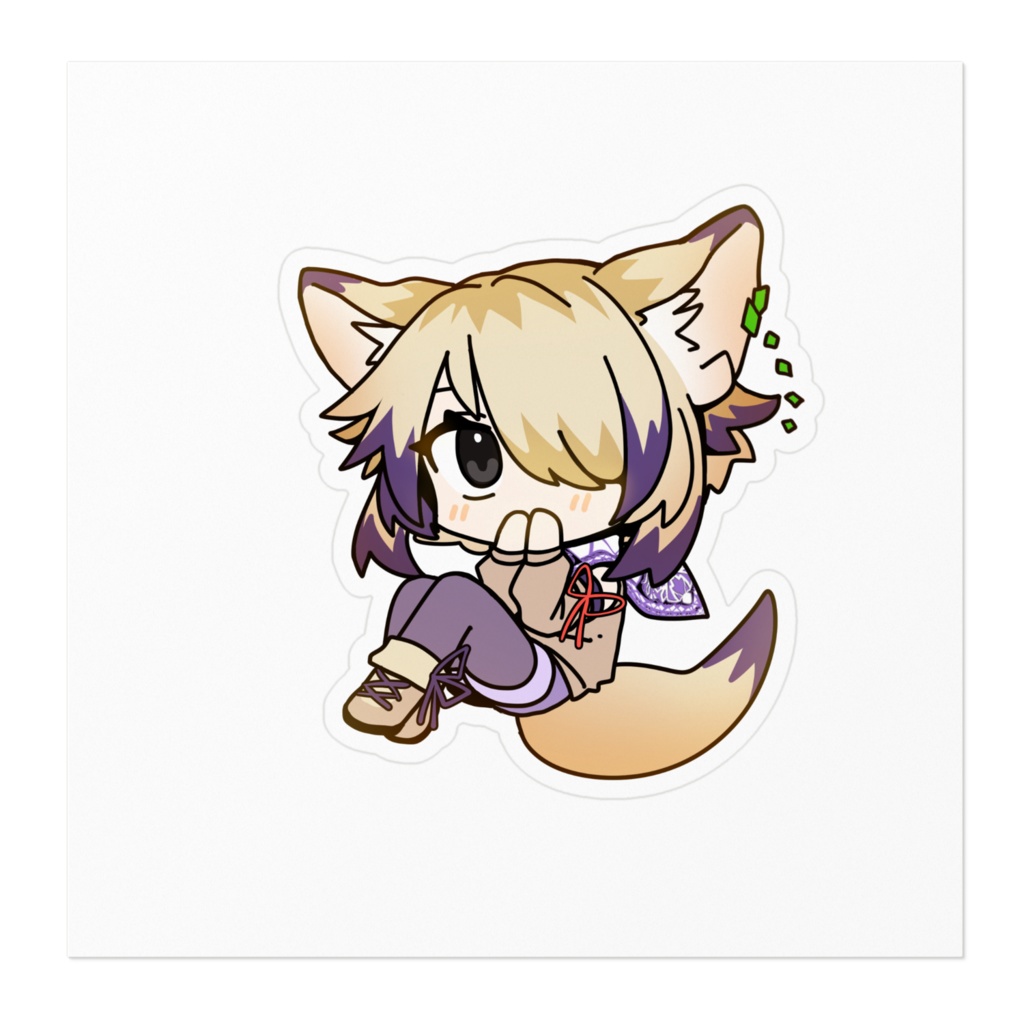 フェネックのステッカー