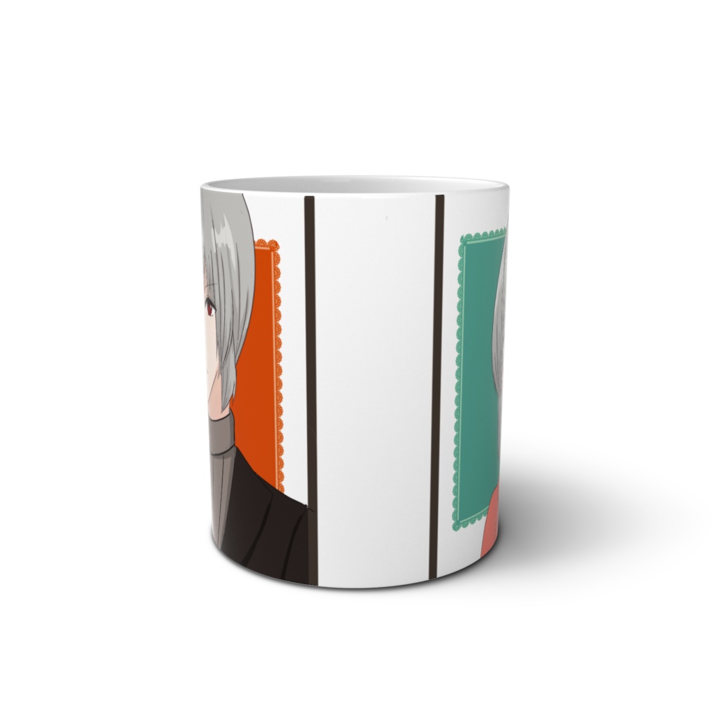 並ぶ男女のマグカップ